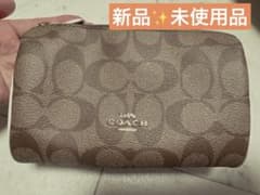 COACH ブラウン ロゴポーチのサムネイル