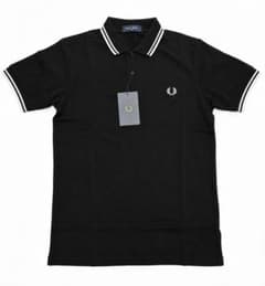 新品 FRED PERRY フレッドペリー ポロシャツ 半袖 ブラック Sサイズ