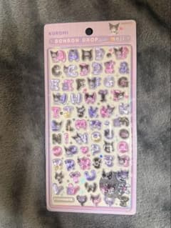 【正規品】ボンボンドロップシール サンリオ クロミ 文字 アルファベットのサムネイル
