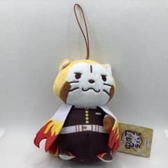 鬼滅の刃　ラスカル　コラボマスコット　ぬいぐるみ　煉獄杏寿郎
