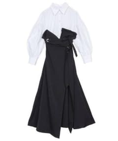 2020AW 新品　millefeuille shirt dress アメリのサムネイル
