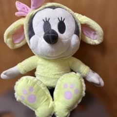 ディズニー　ミッキーマウス　デココレ　イエローラビットフードBIGぬいぐるみ