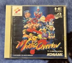 レア☆PCエンジンスーパーCDソフト】 マーシャルチャンピオン - メルカリ