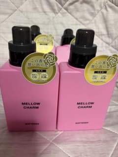 MELLOW CHARM 柔軟剤 ラッキーピンクフラワーの香り　４個セットのサムネイル