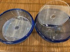 ブルー クリアボウル 水切り付き 2個セットのサムネイル