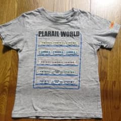 ユニクロ プラレール コラボTシャツ グレー 100のサムネイル