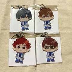 Free! FS ちびフレンズキーホルダー　桐嶋郁弥 桐嶋夏也 遠野日和 椎名旭のサムネイル