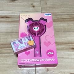 TWICE LOVELYS ハンディファン＆うるちゅるシールセット（モモ