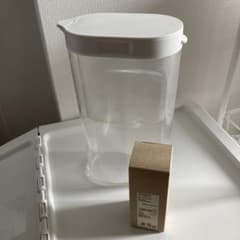 【本日発送】無印良品　アクリル浄水ポットとカードリッジのサムネイル