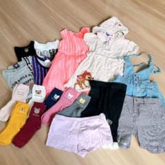 【110サイズ】17点セット子供服 まとめ売り バンビ ディズニー キティ