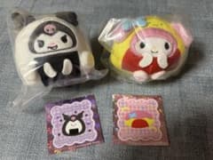 にっこりーノ×サンリオ　ぬいぐるみマスコット　クロミ　マイメロ