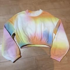 H&M グラデーション クロップドスウェット 140cmのサムネイル
