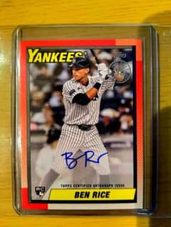 BEN RICE 　ベンライス　オート　サインカードのサムネイル