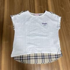 120㎝　rabyraby チェック柄 Tシャツのサムネイル