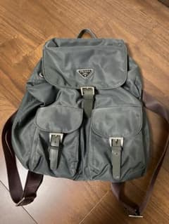 PRADA プラダ テスートナイロン リュック バックパック カーキ系のサムネイル