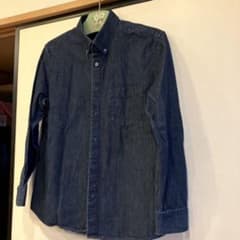 UNIQLO デニムシャツ ボタンダウン 長袖 Lのサムネイル