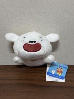 クレヨンしんちゃん シロ ふわふわリボンマスコット