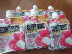 ゼリー飲料　６個セット　蒟蒻畑　ソルトinライチのサムネイル