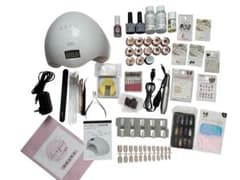 【2〜3回使用】ジェルネイルスターターキット+他で購入品のセット セルフネイルのサムネイル
