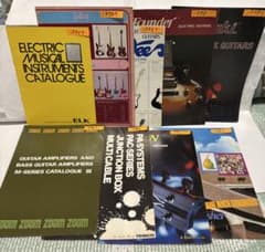 中古】まとめ売り9部 1970年～80年ギター他 メーカーカタログ - メルカリ