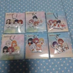 학원 아이돌 마스터 세븐 PVC 매력 6점 세트