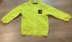 THE NORTH FACE キッズ ジップパーカー イエロー 90cm