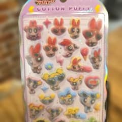 c*u様 パワパフ コットンパフィーシールのサムネイル