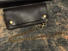 超希少!GUIDI社ホースバット黒トラッカーウォレット - メルカリ