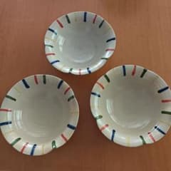 かわいい陶器（土物）3個セット【金継ぎ用】のサムネイル