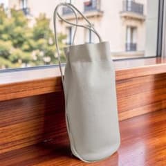 Aeta アエタ レザー ショルダーバッグ 巾着 バケットバッグ クリーム 
