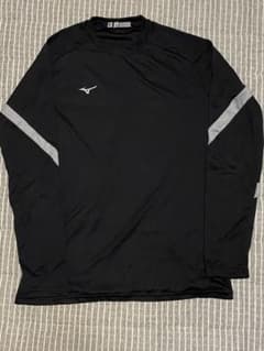 Mizuno ブラック 長袖 Tシャツ Lのサムネイル
