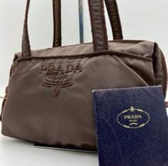 ✨美品✨　PRADA プラダ　タッセル　ビーズ　トート　ハンドバッグ　ショルダーのサムネイル