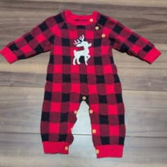 クリスマス柄ロンパース 70サイズ