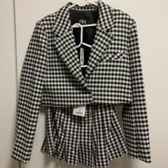 ZARA ギンガムチェックジャケット　スカート　セットアップのサムネイル