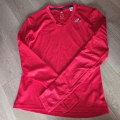 adidas 長袖シャツ 赤のサムネイル