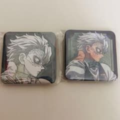 鬼滅の刃 モクテルバー グリッター缶バッジ 不死川実弥 コレクション