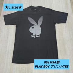 ☆80s・ヴィンテージT☆ USA製 PLAY BOY プリントTシャツ L表記 - メルカリ