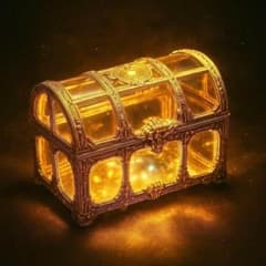 【特級呪物】無限の富を引き寄せる宝箱　金運アップ　スケルトン 宝箱 宝石箱 特級呪物】無限の富を引き寄せる宝箱 金運アップ スケルトン 宝箱 宝石