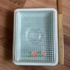 蓋付き水切りかご　昭和レトロのサムネイル