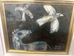 高級額縁付　「馬と鳥」 高級額縁付 「馬と鳥」 - メルカリ