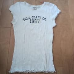 POLO JEANS COMPANY RL67 フリルTシャツ 白 Mのサムネイル
