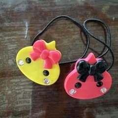 ほっぺちゃんヘアゴム 2個セットのサムネイル