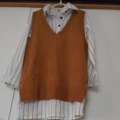 シャツニットベストセットのサムネイル