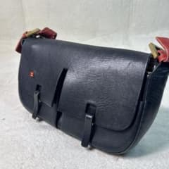 BALLY バリー ワンショルダーバッグ バイカラー レザー ブラック