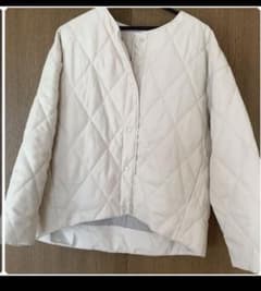 【san.様専用】しまむら　chiii  中綿キルトジャケット ブルゾンラフラフのサムネイル