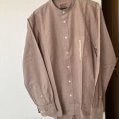 ベージュ ボタンダウンシャツ Lサイズのサムネイル