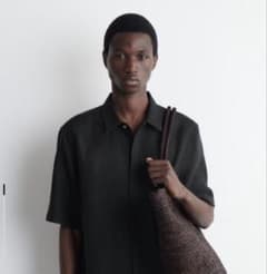 COS リネン半袖シャツ LINEN SHORT-SLEEVED SHIRTのサムネイル