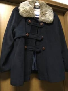 コート 紺 冬のサムネイル