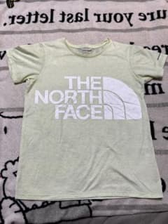 ノースフェイス　ライトグリーンロゴTシャツ　レディースMサイズのサムネイル
