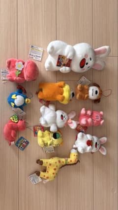타베코 도부츠 봉제인형 11장 세트
